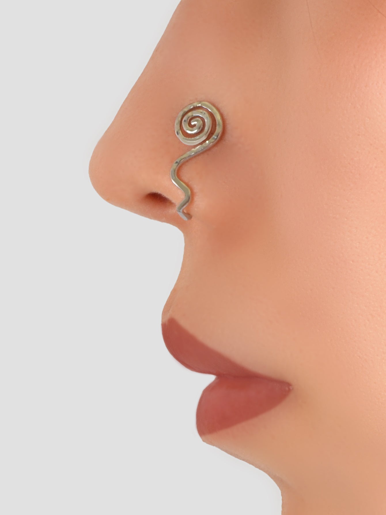 1 pc African Fake Nose Rings Non-Pierced Cartilage Tragus Septum Ring Nose Cuff