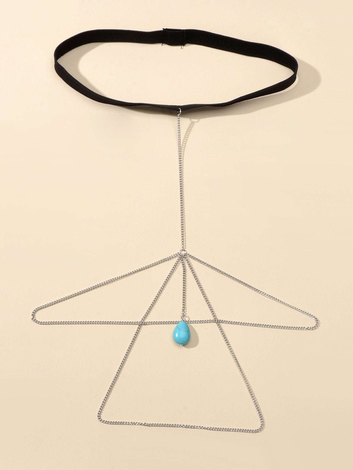 Boho Chic Sexy Multi-layer Gold Silver Turquoise Leg Chain Beach Body Chain Gift