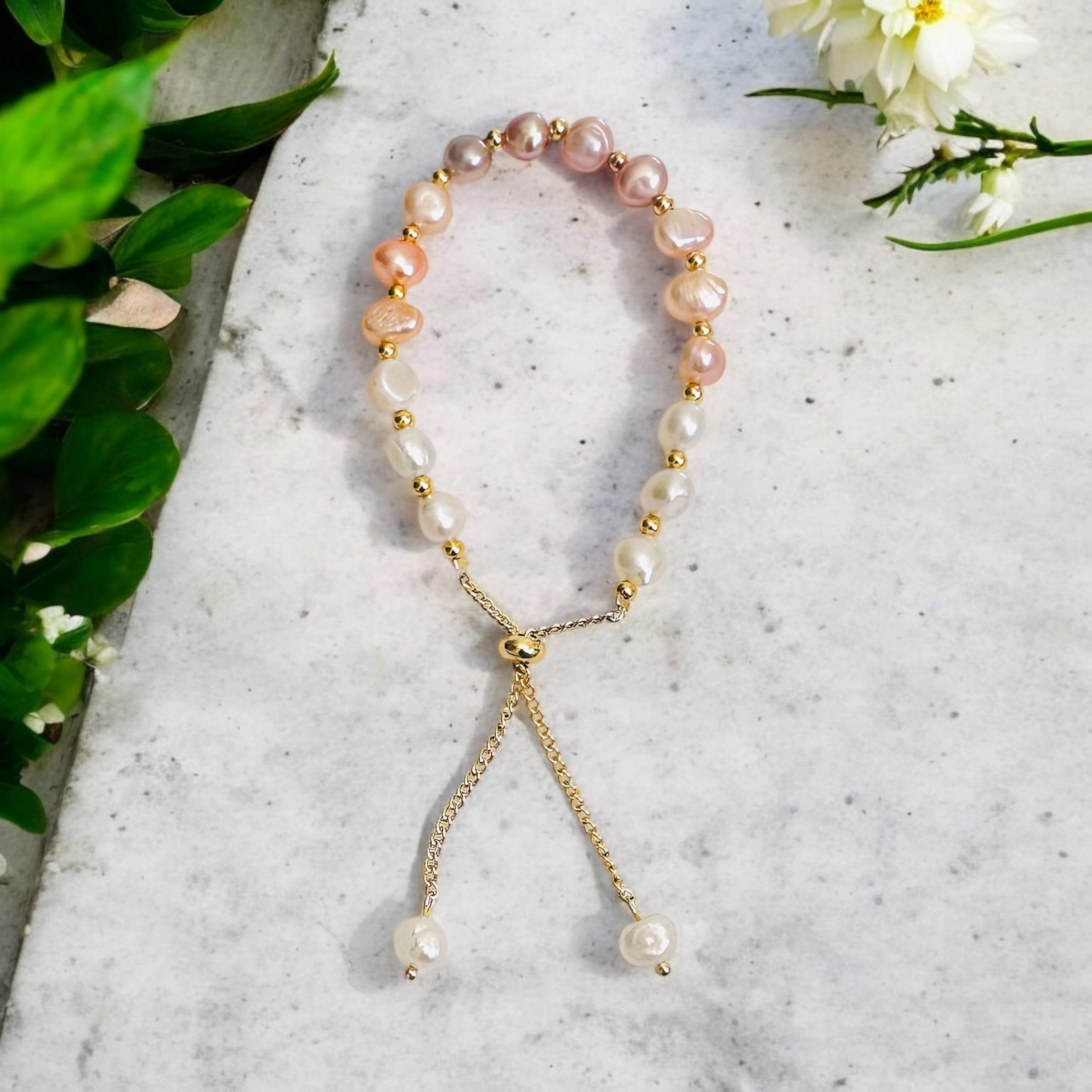Pink Gold Themed Build-Your-Own Bracelet Set
