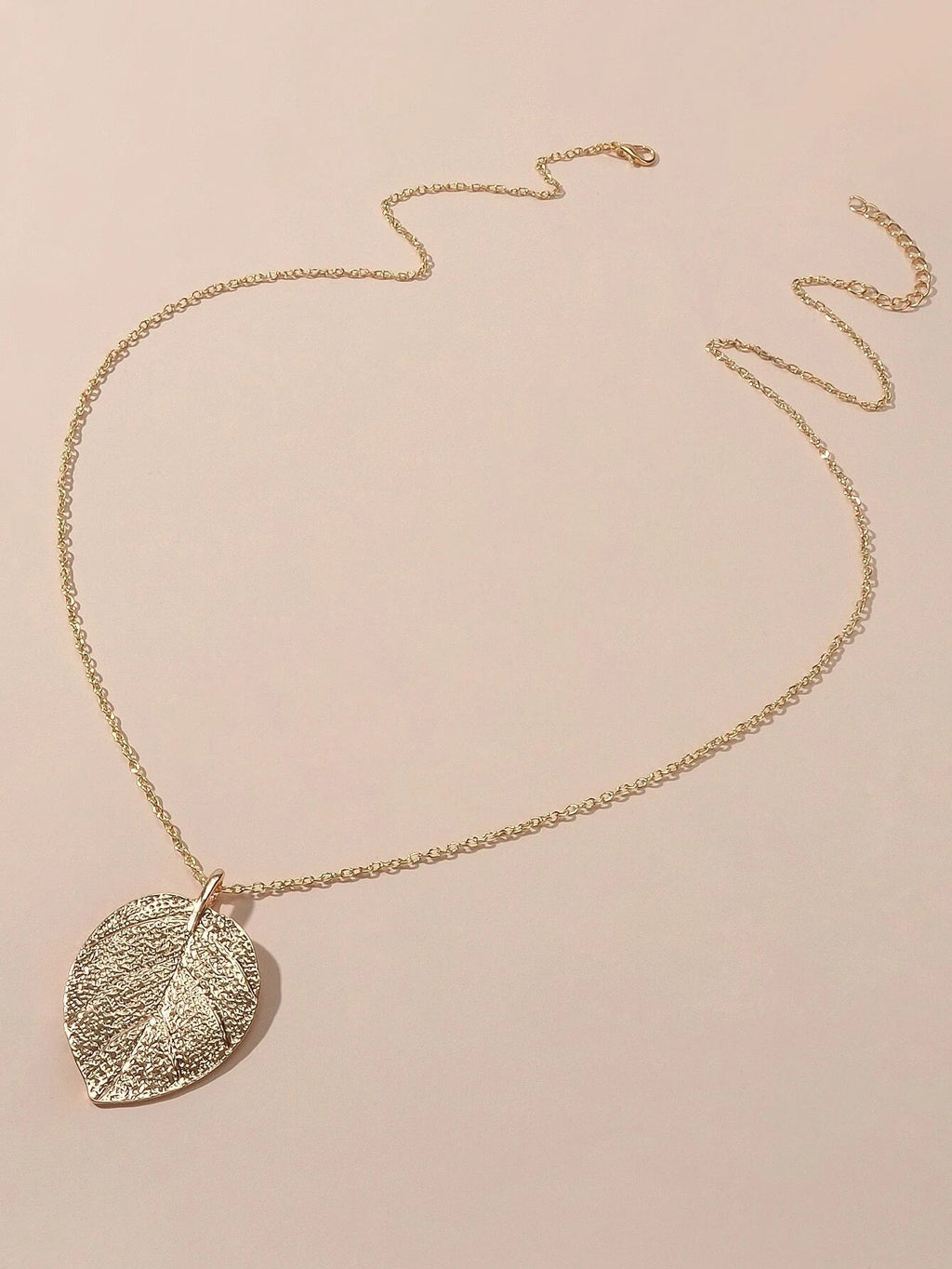 AU Post Boho Gold Chain Leaf Charm Long Necklace Bohemia Accessories Bib Jewelry