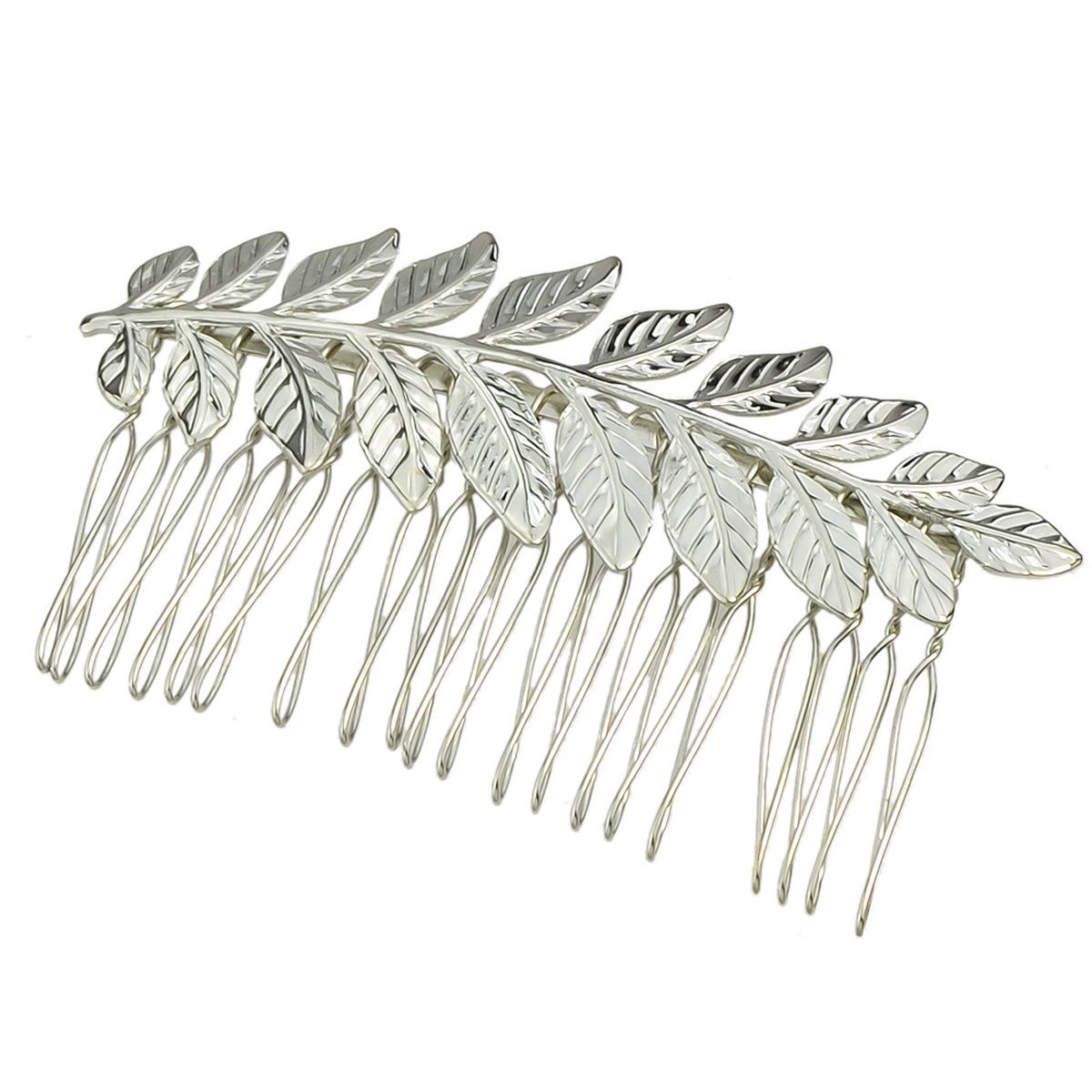 Costume Hair Accessories Gold Silver Leaf Hair Comb Hair Clips Girls Headpiece