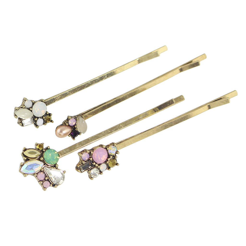 4 pcs Hair Accessories Colorful Flower Hair Clips Hair Barrettes Headwear Tools