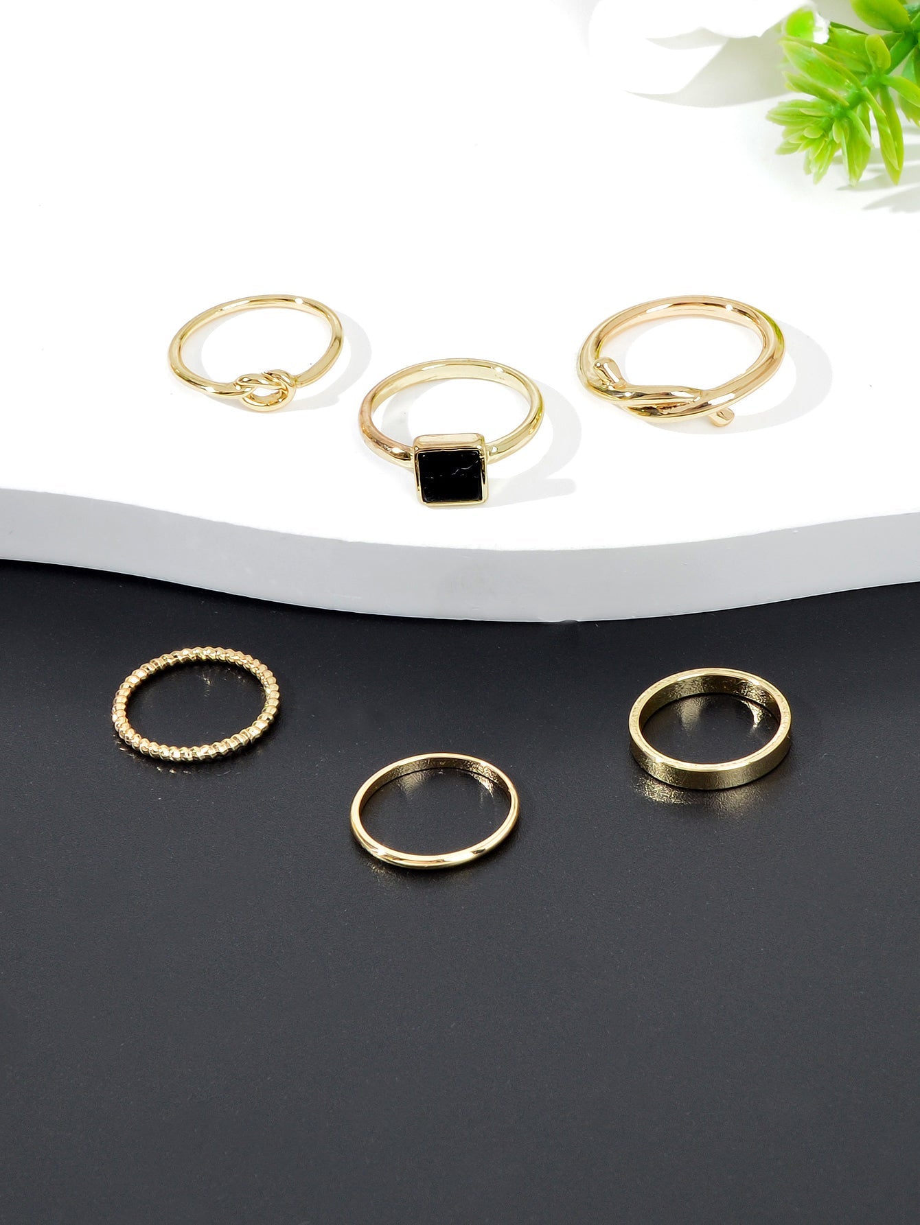 Set of Six Ring Bands - Stylish and Versatile Ring Collection Holiday Jewellery