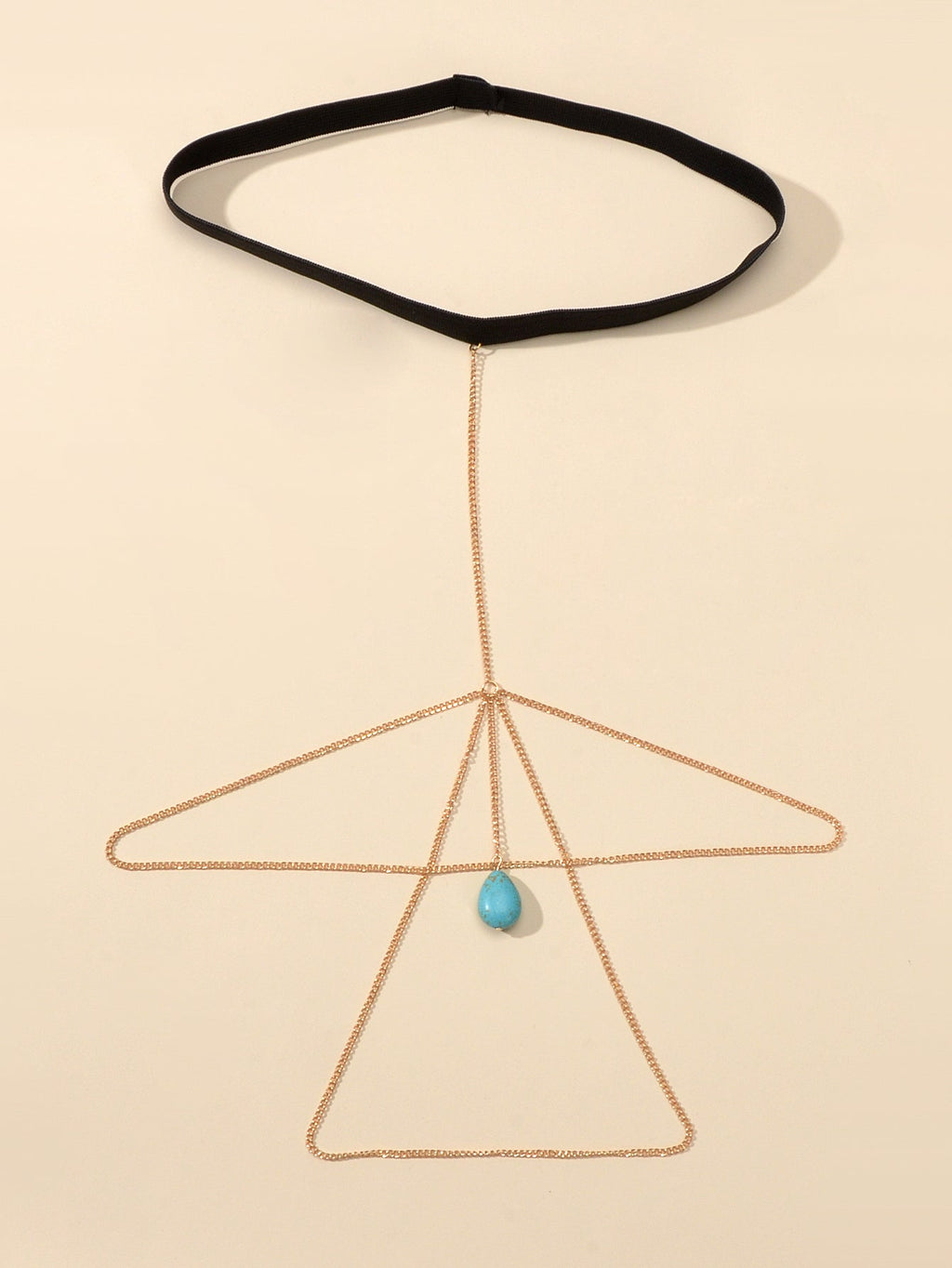 Boho Chic Sexy Multi-layer Gold Silver Turquoise Leg Chain Beach Body Chain Gift