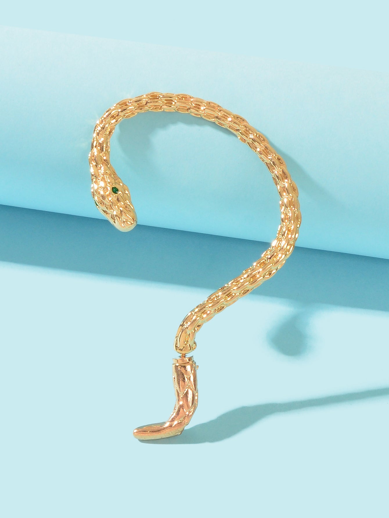 Punk Snake Piercing Cartilage Wrap Ear Jewellery Crawler Earring Stud Gift 1 pc