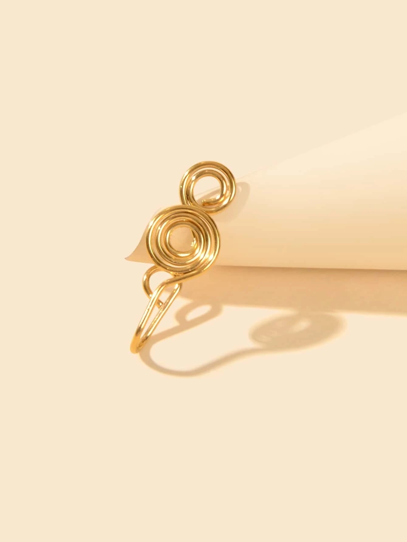 Punk Circle Fake Lip Ear Nose Ring Hanger Clip On Non Piercing Body Jewellery