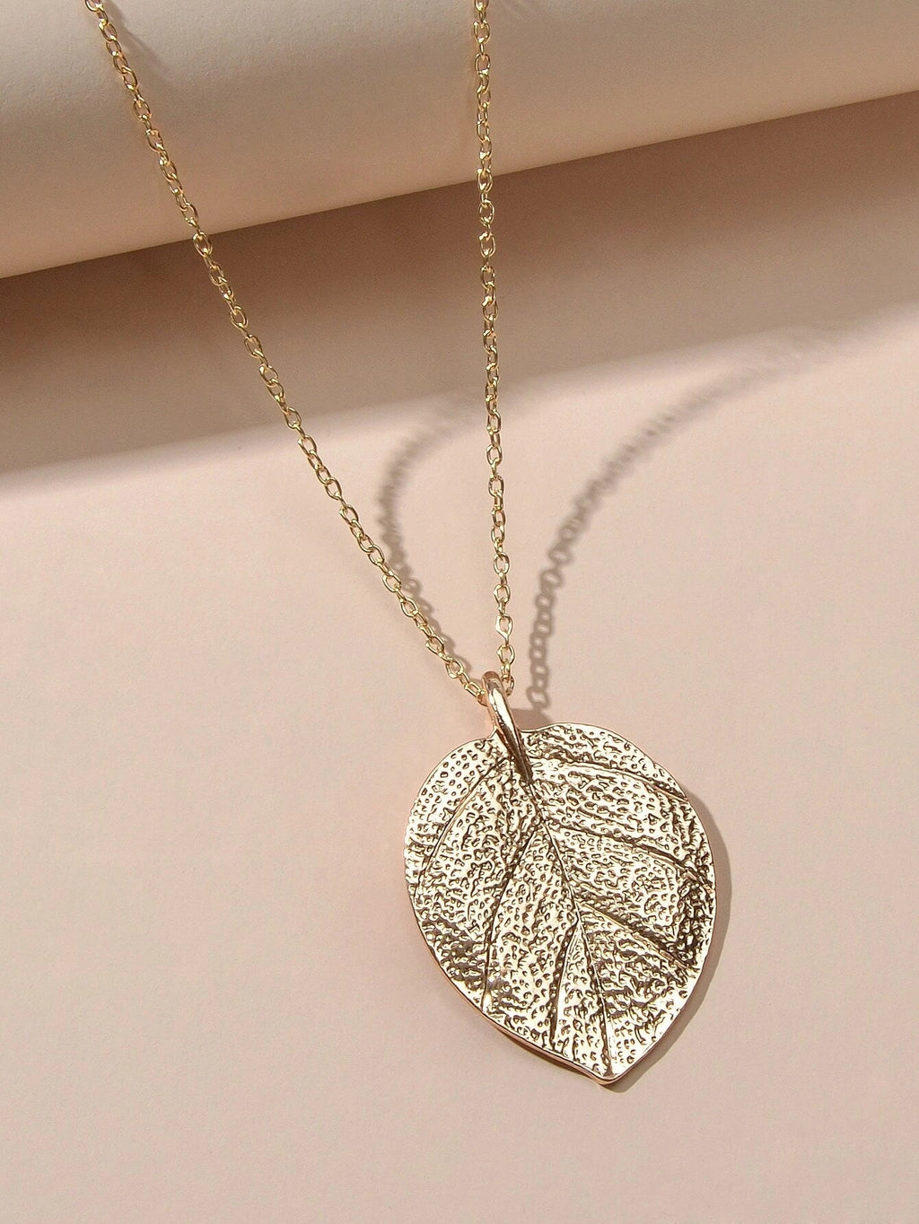 AU Post Boho Gold Chain Leaf Charm Long Necklace Bohemia Accessories Bib Jewelry