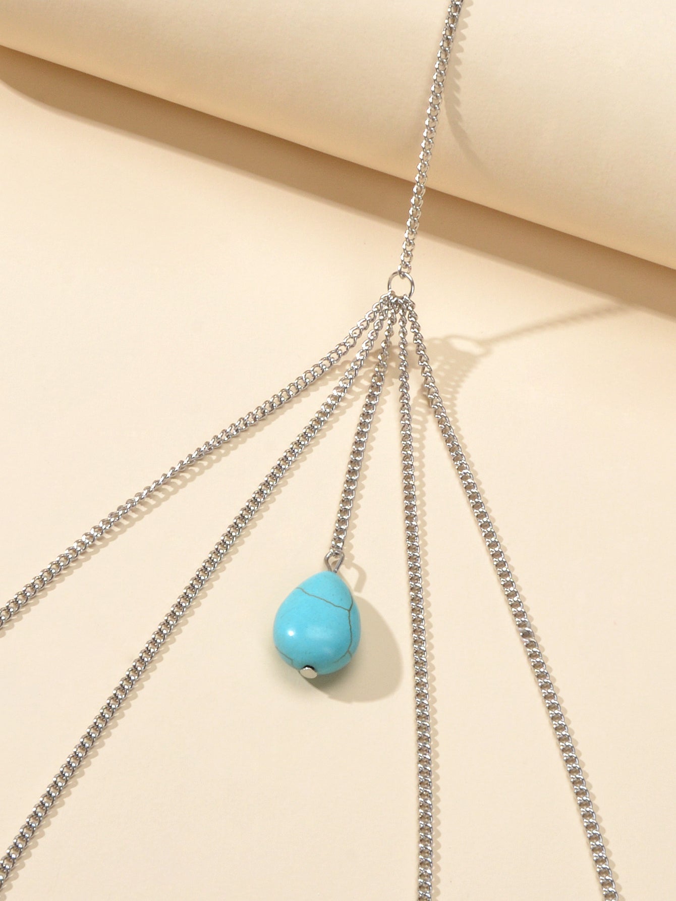 Boho Chic Sexy Multi-layer Gold Silver Turquoise Leg Chain Beach Body Chain Gift