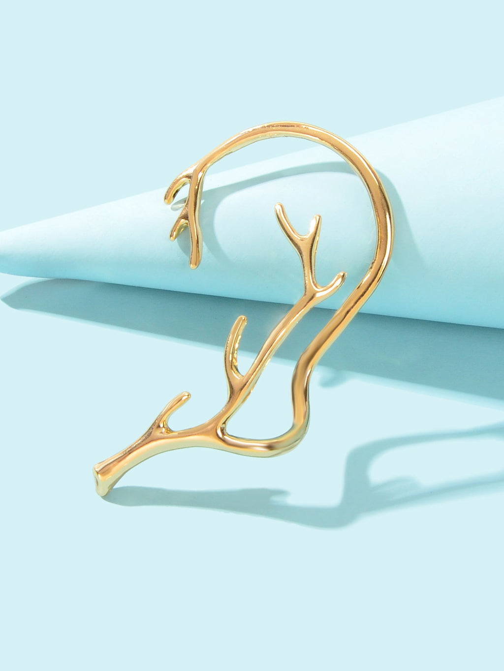 Personality No Piercing Cartilage Ear Cuff Ear Clip Wrap Gold Earring Girls Gift