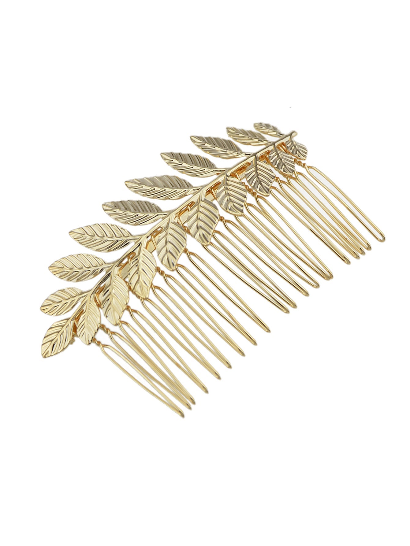 Costume Hair Accessories Gold Silver Leaf Hair Comb Hair Clips Girls Headpiece