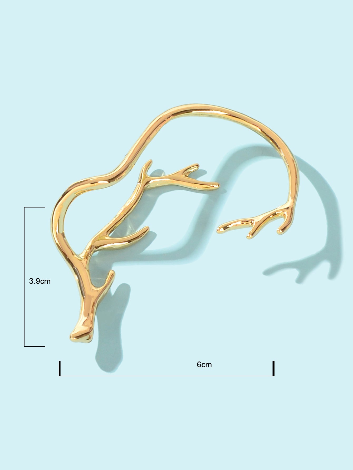 Personality No Piercing Cartilage Ear Cuff Ear Clip Wrap Gold Earring Girls Gift