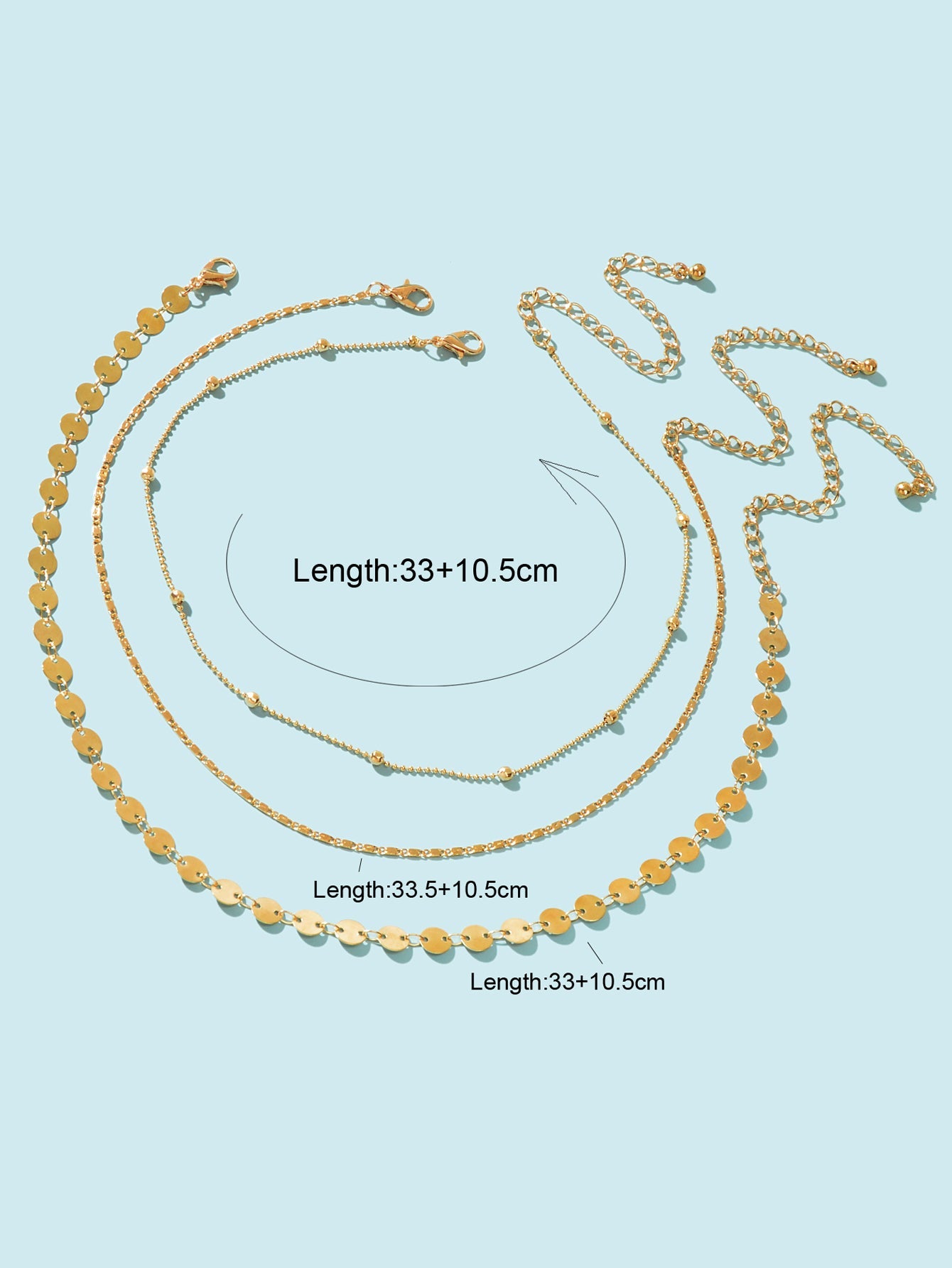 Multi layered Necklace Holiday Jewelry Women Chains Clavicle Collar Gift Choker