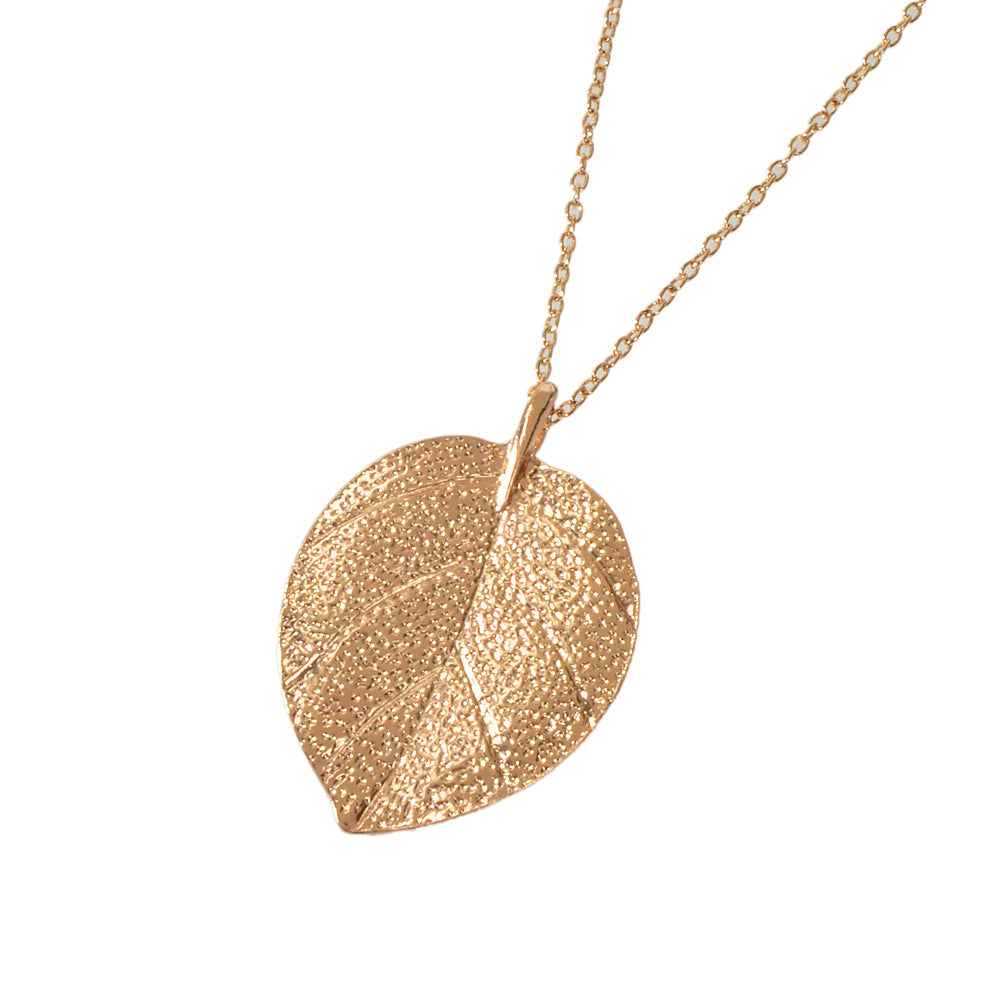 AU Post Boho Gold Chain Leaf Charm Long Necklace Bohemia Accessories Bib Jewelry