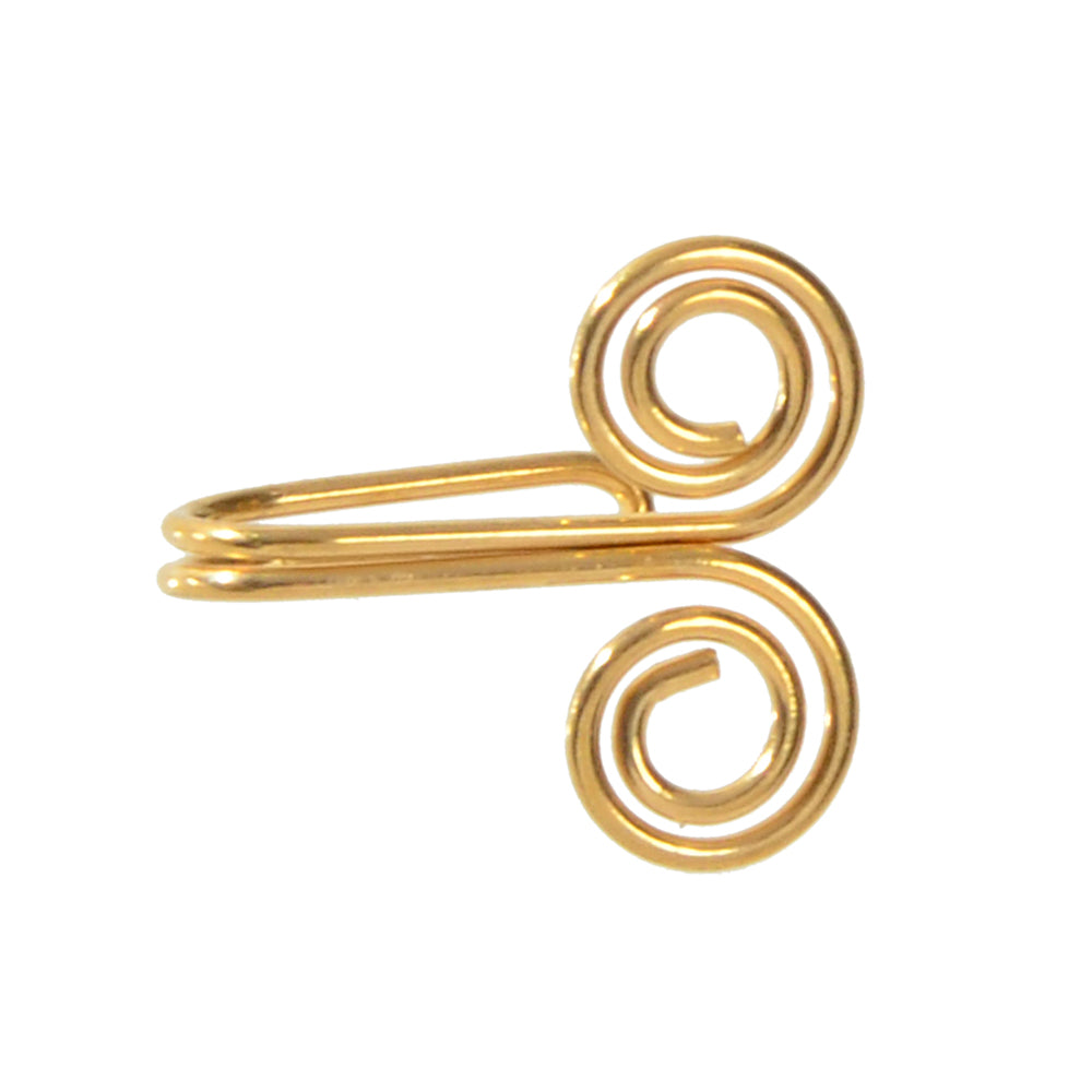 Hoop Stud Fake Nose Ring Faux Nose Piercing Jewellery Circle Clip On Nose Ring